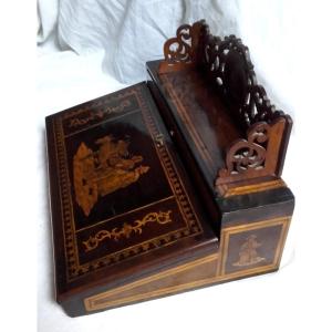 Writing Desk In Marquetry On All Sides By Sorrento