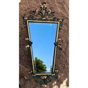 Art Nouveau Bevelled Mirror Trapezoidal Noodle
