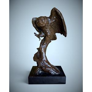 Japanese Bronze - Owl