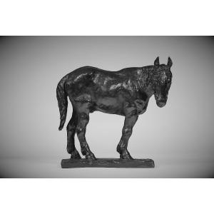 Japanese Bronze Sculpture By Nakamura Akira : Horse 