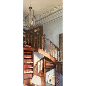 Oak Spiral Staircase