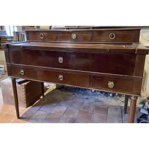 Louis XVI Style Desk With Sliding Mechanism