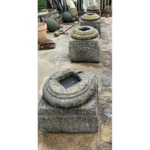 4 Stone Pedestals