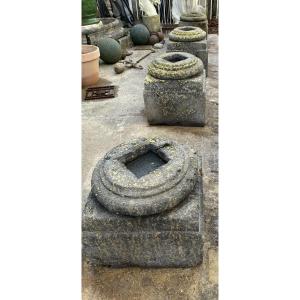 4 Stone Pedestals