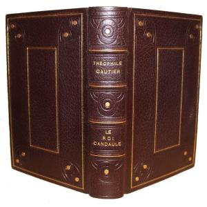 Théophile Gautier "le Roi Candaule" Art Binding + 23 Pages Of Original Drawings By Paul Avril