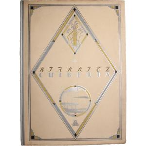 Rare "biarritz Chiberta, The Golf, The Villas" Illustrated Doboujinski Superb Ex. 1929 Art Deco