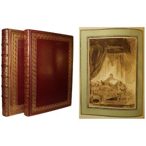 Fragonard "tales Of La Fontaine" Facsimile Of The Béraldi Manuscript 1934-38