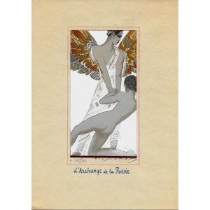 François-louis Schmied Imbert "lueurs Et Penombre" 1932 1/150 Ex. On Japon Nacré + Black State