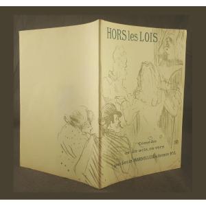 Original Lithograph By Toulouse-lautrec: Outlaws - Original Edition 1898 