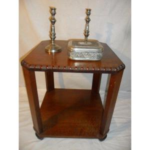 Art Deco Mahogany Pedestal Table