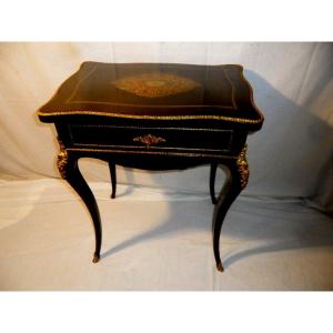 Boulle Napoleon III Table From Maison Tahan Paris