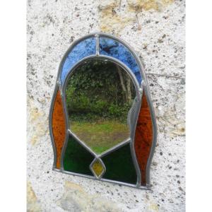 Small Stained Glass Mirror