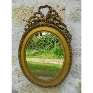 Louis XVI Style Oval Mirror