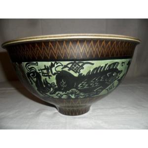 Large Sèvres Ceramic Cup By Roger Sivault