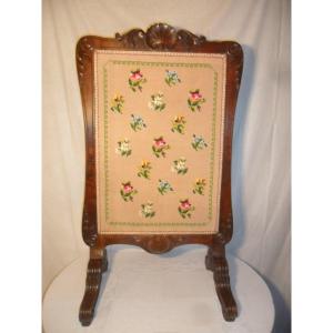 Louis XV Style Mahogany Screen