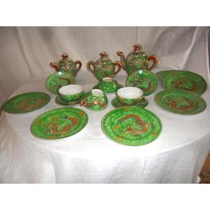 Japanese Porcelain Tea And Dessert Set 