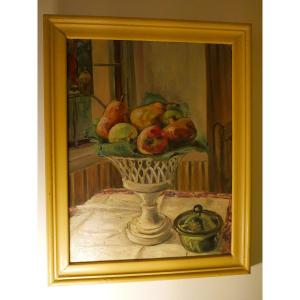 Suzanne Sardin. Still Life With Fruits 20th