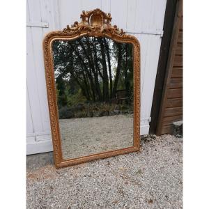 19th Century Louis Philippe Gilded Mirror