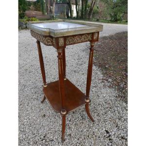Napoleon III Mahogany Side Table