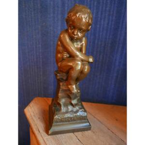 Bronze By Eugéne Marioton Early 20th Century