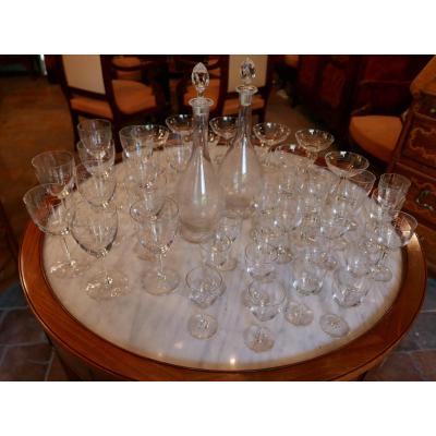 Crystal Glass Service Art Deco Period