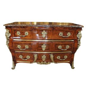 Sarcophagus And Bridge Chest Of Drawers, Regency Period