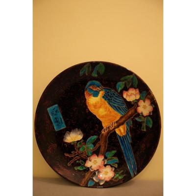 Dish Jules Vieillard Ceramic Bordeaux