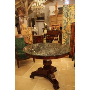 Mahogany Restoration Period Pedestal Table
