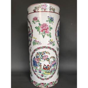 Roller Vase - Chinese Porcelain - XXth