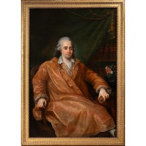 François Thomire (act. 1771-1781) - Portrait Of A Magistrate Of Pau - Dupuis De Sauvescure