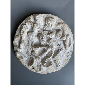 Plaster Medallion Circa 1950 - Jazz Musicians