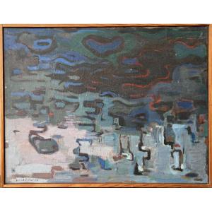 Knud Viktor (1924-2013) – Oil On Canvas - 1960