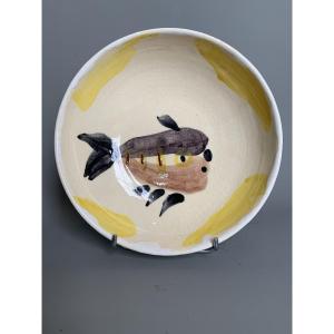 Pablo Picasso (1881–1973) & Atelier Madoura - Fish Service Bowl – Vallauris – Circa 1950