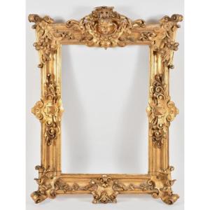 Carved And Gilded Wooden Frame - Louis XIV Style - Napoleon III Period