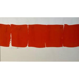Jean Capdeville - Acrylic On Paper - 1971