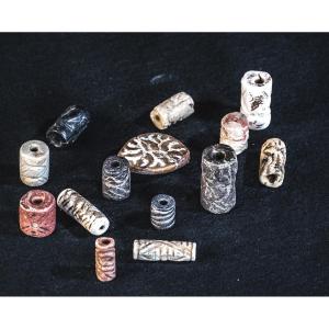 Lot Of Antique Cylinder Seals - Near East - 1st Millennium Bc