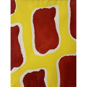 Claude Viallat - Aquatint, Signed And Numbered 17/75