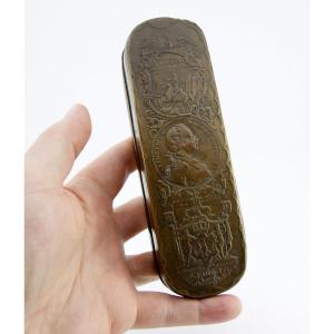 Commemorative Snuffbox Of The Battle Of Minden By Johann Heinrich Giese, Iserlohn Around 1760