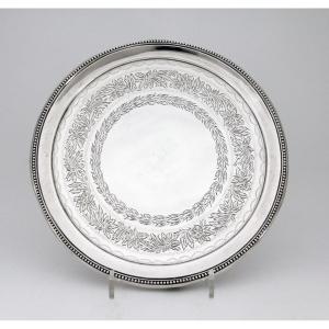 Salver In Solid Silver — Porto, Circa 1790