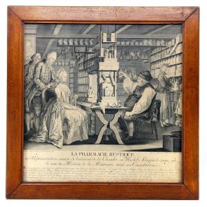 The Rustic Pharmacy — Gottfried Locher (1735-1795) & Bartholomaüs Hübner (1727-1795) — 1775