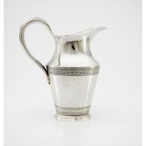 Creamer In Solid Silver - Goldsmith Wilhelm Brenner, Lausanne Circa 1790