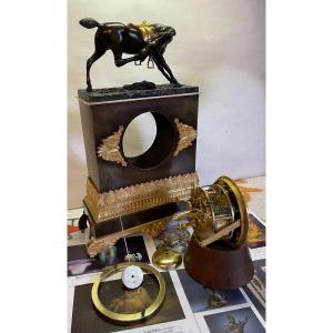 Charles X Period Clock, Ht 33.