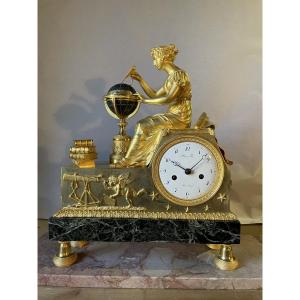 Urania Empire Pendulum, The Study Of Astronomy