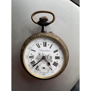 Large Locomotive Regulator Watch 