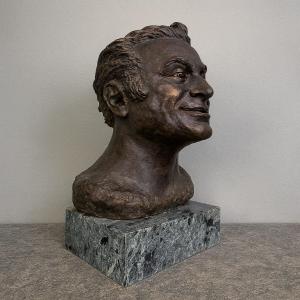 Important Bronze On Terrace Signed And Dated