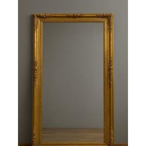 Empire Period Mirror In Wood And Gilded Stucco Circa 1810-1820