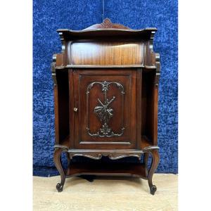 Mahogany Cabinet, Napoleon III Period, Circa 1880