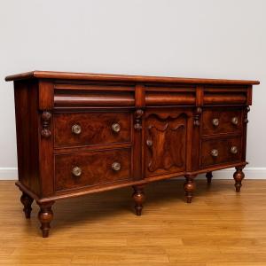 English Chest Of Drawers Or Mahogany Sideboard 