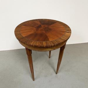 Art Deco Period Marquetry Ceremonial Table 