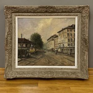 Italian School Of The 20th Century: Oil On Canvas By Enrico Gatti Signed, Located And Dated